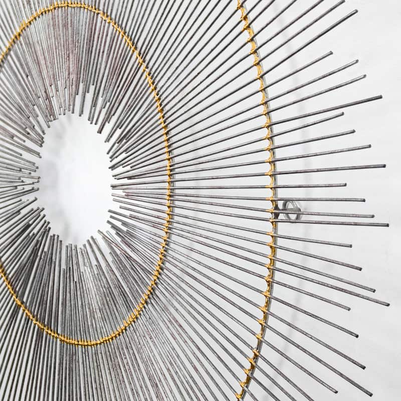 Metal Starburst Sunburst Wall Decor Sculpture (36") On Sale Bed Bath & Beyond 29804639